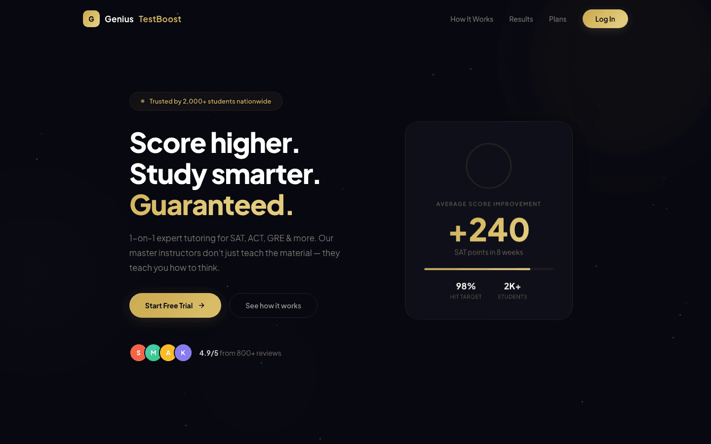 GeniusTestBoost landing